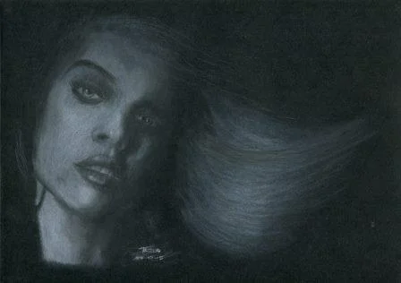 87b Moodley Tazlo, Black and White, White chalk..jpg