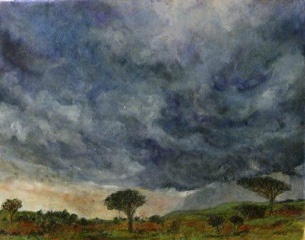 92a Jacobs, Shan - Landscape with Dark Clouds, Mixed Media..jpg