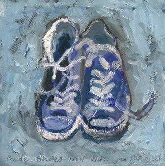 95b Spencer, Faye - These shoes will take you places, Oil on board.jpg