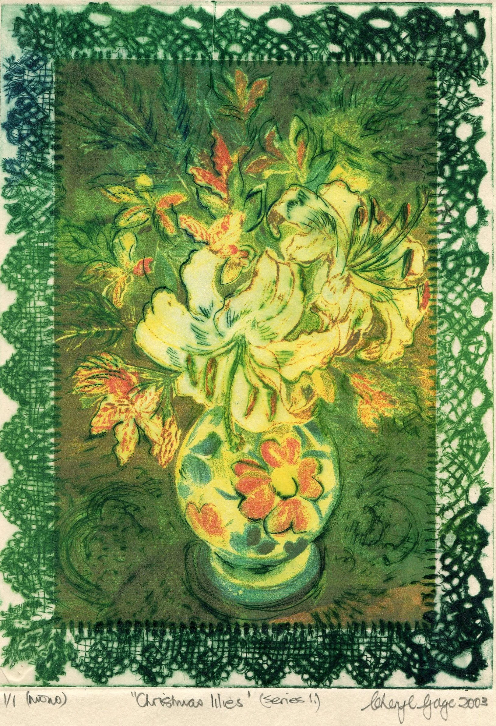98a Gage, Cheryl- Christmas Lilies (series I).jpg