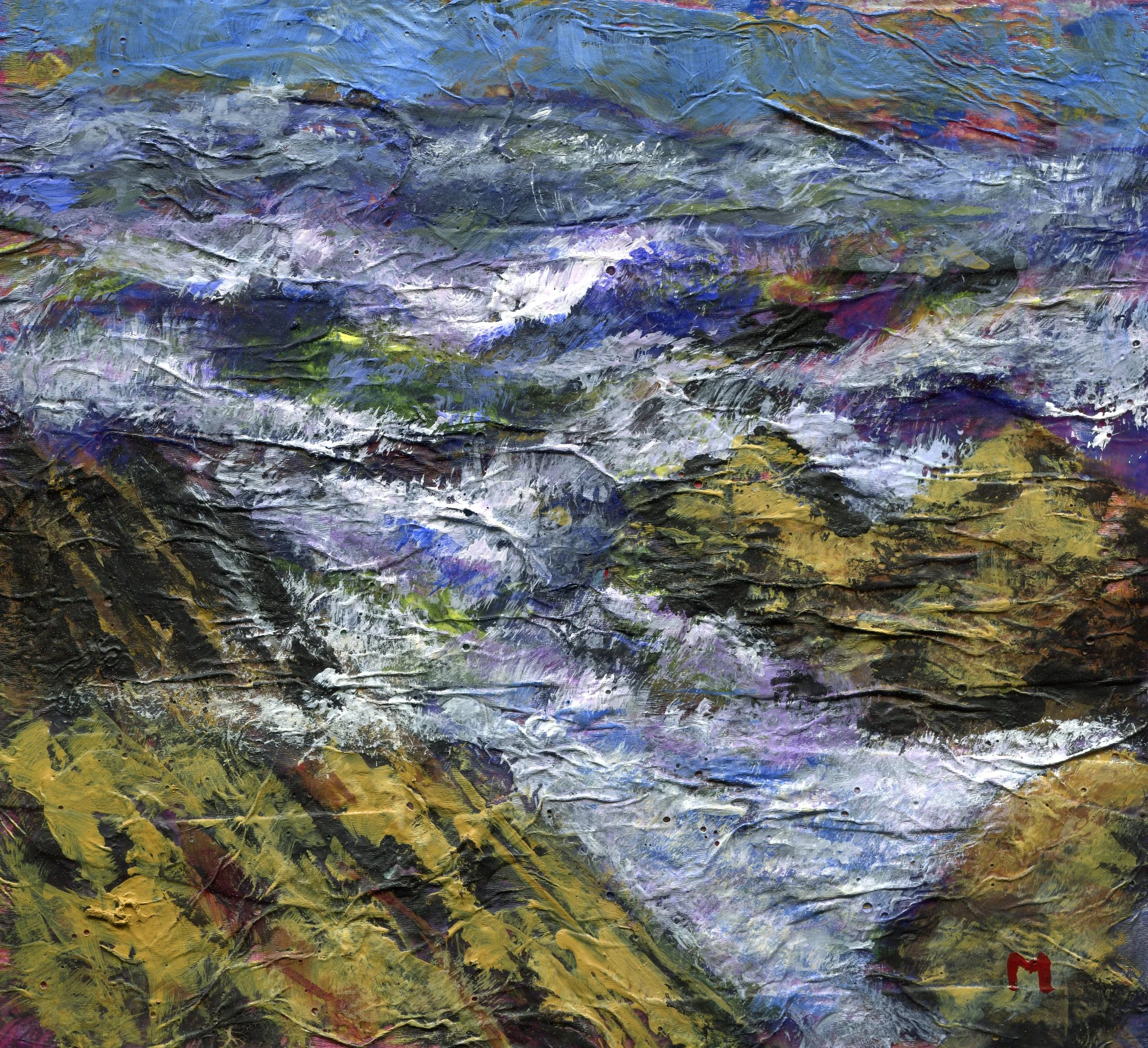35c Moray Comrie Windy morning Umzumbe acrylic on board