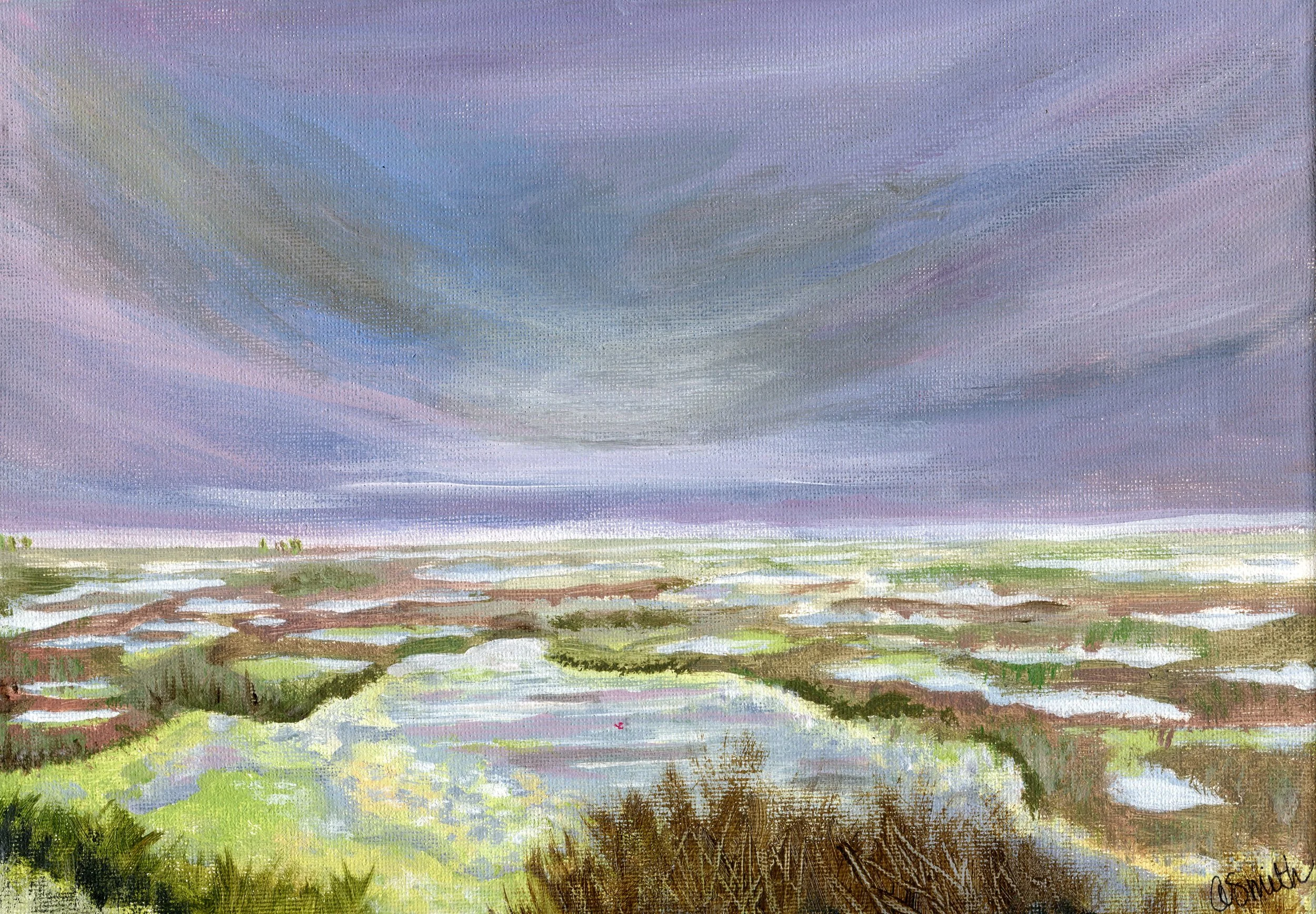 86b Alison Smith Velddrift serenity acrylic on canvas