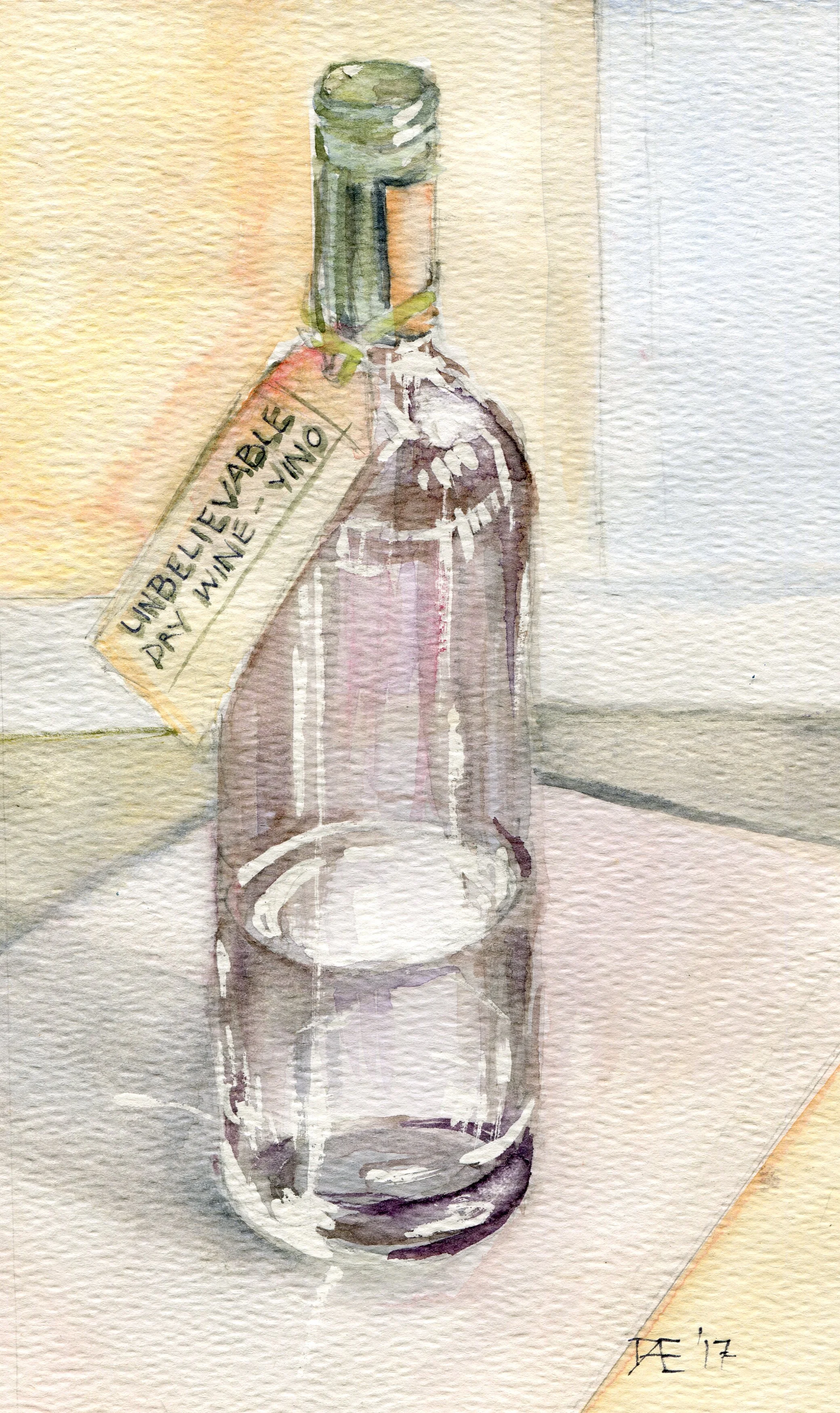 94d Doret Ege Vino watercolour on paper