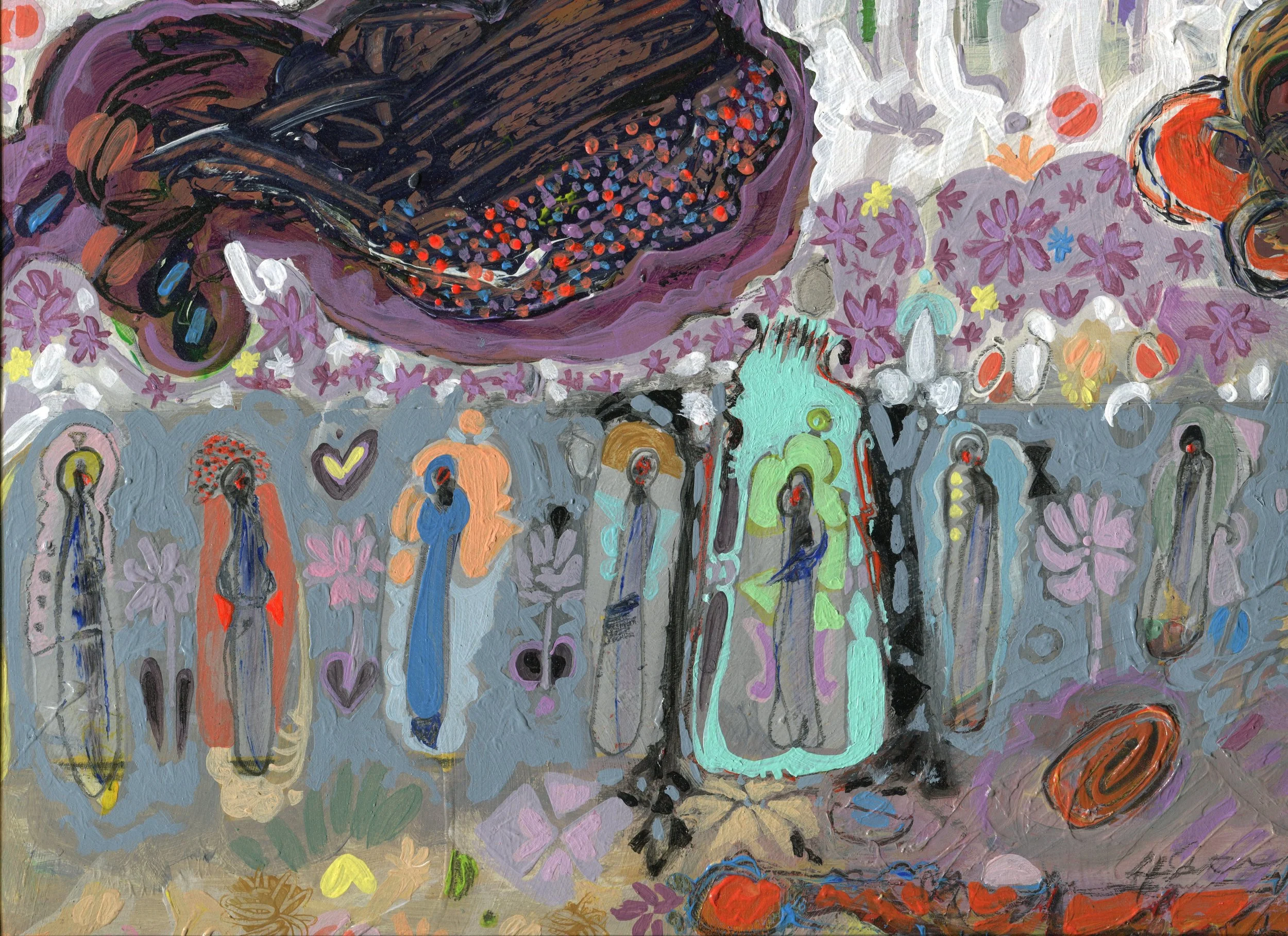 05c Hussein Salim Spring 3 acrylic on paper
