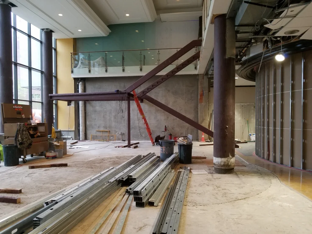 Rendezvous - new stair construction