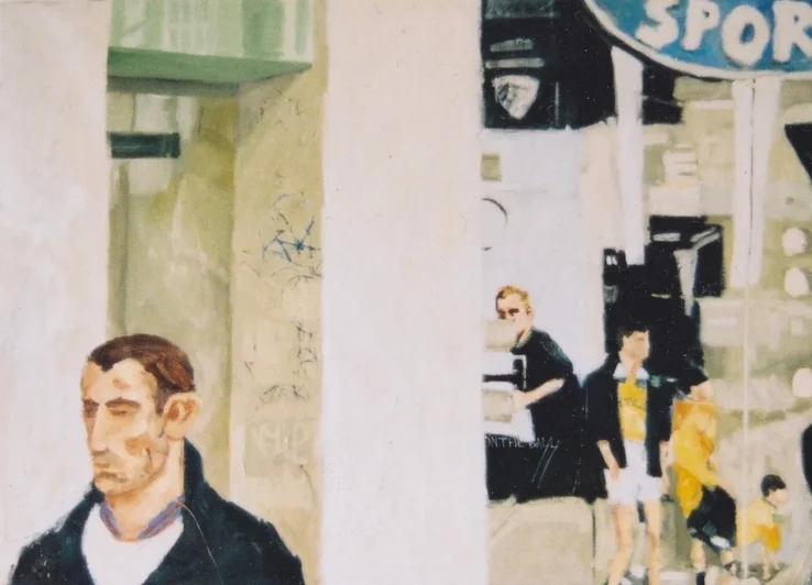 Oxford Street   oil on canvas  18 x 24 (in)  2002