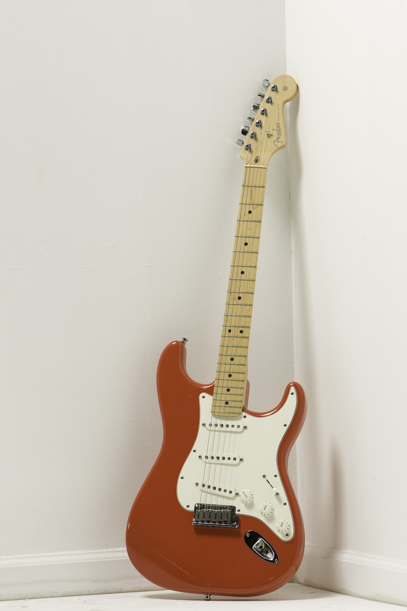 2002 Fender American Strat in Hot Rod Red