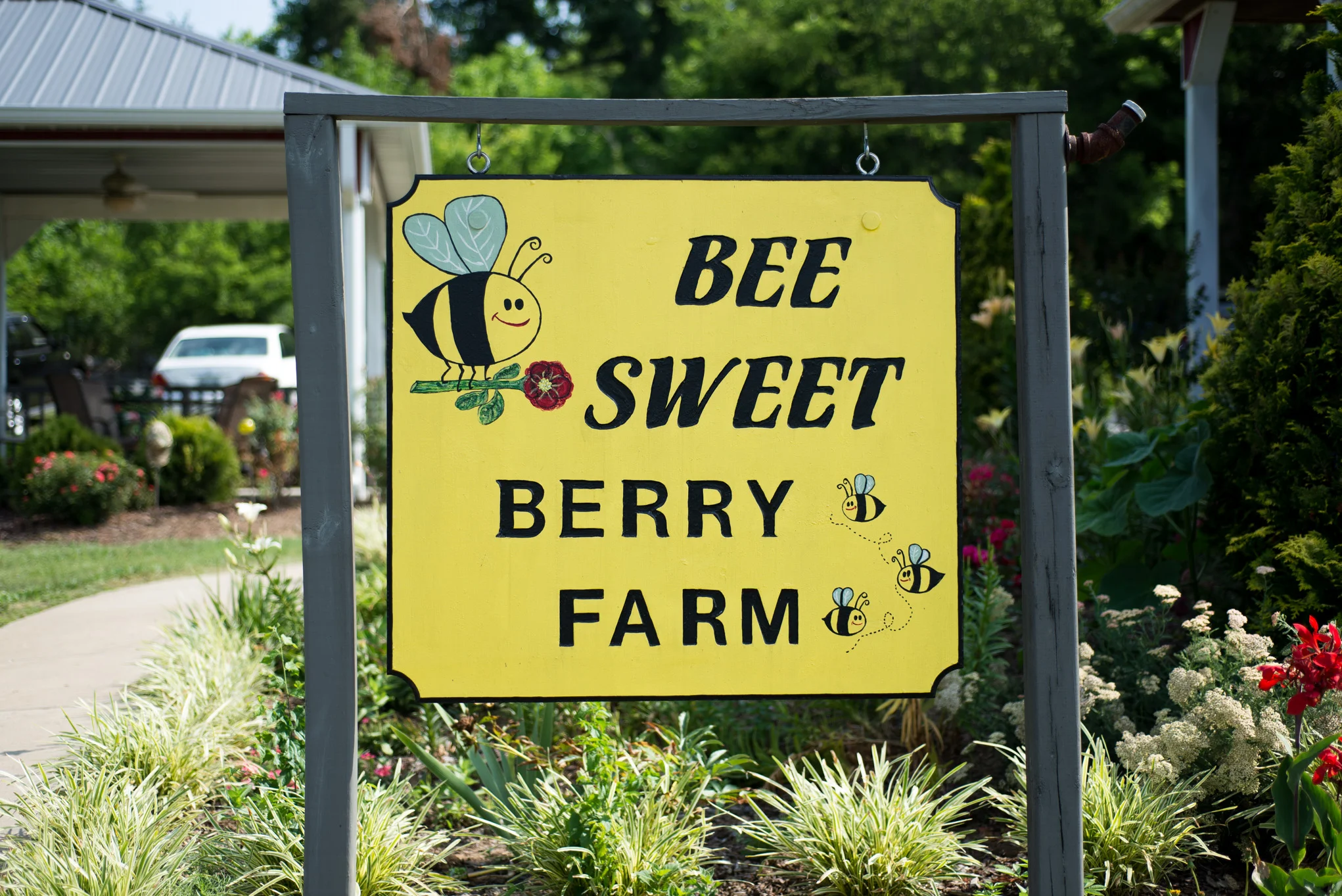 Bee Sweet Berry Farm Sign