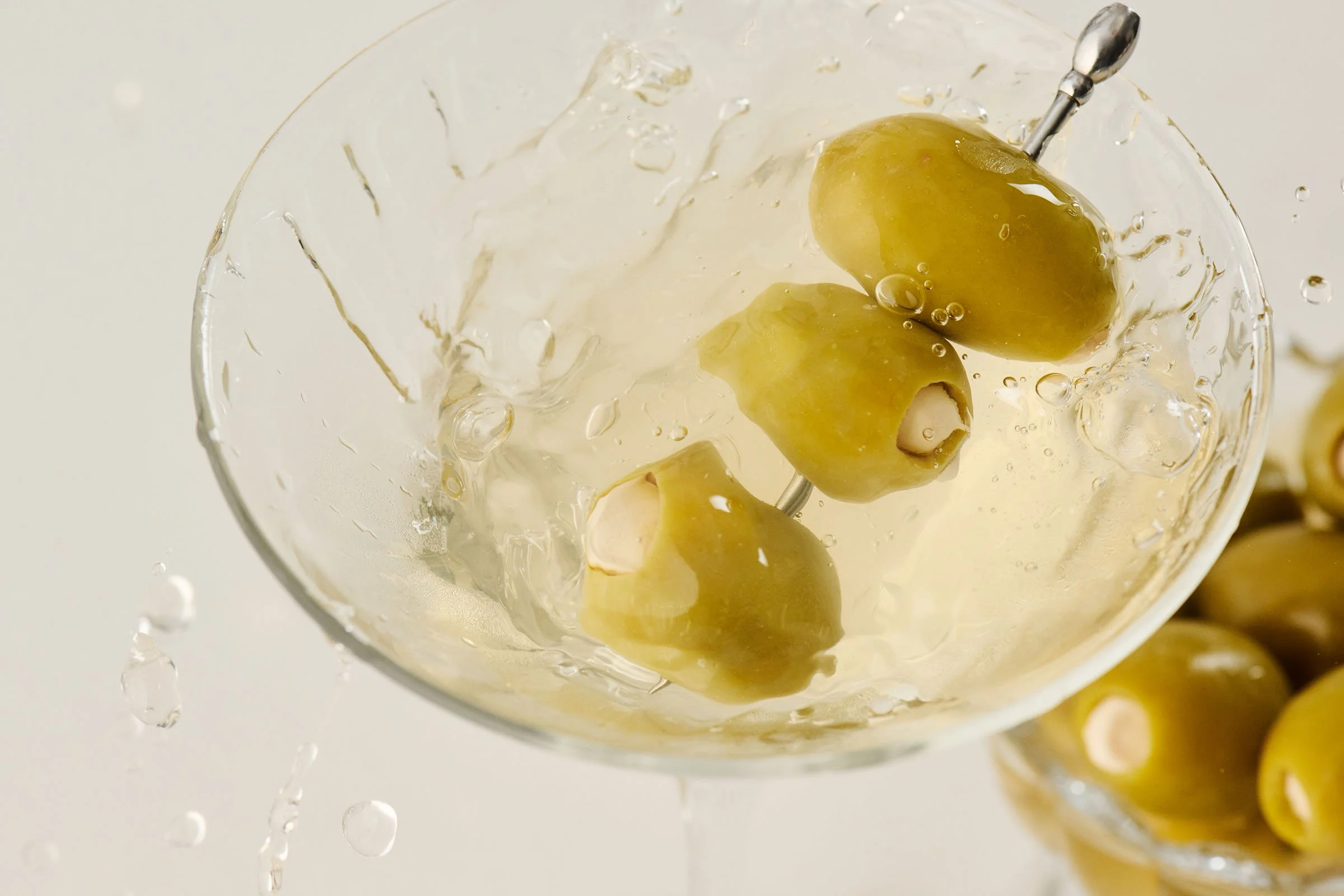 Olive Martini Splash