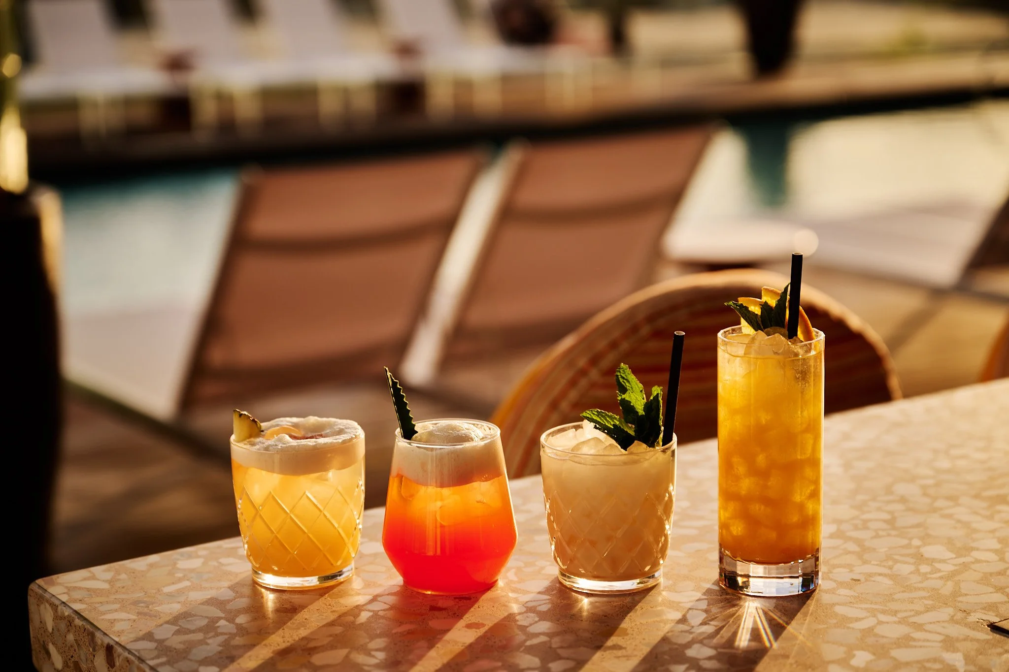 Sun Soaked Poolside Bar