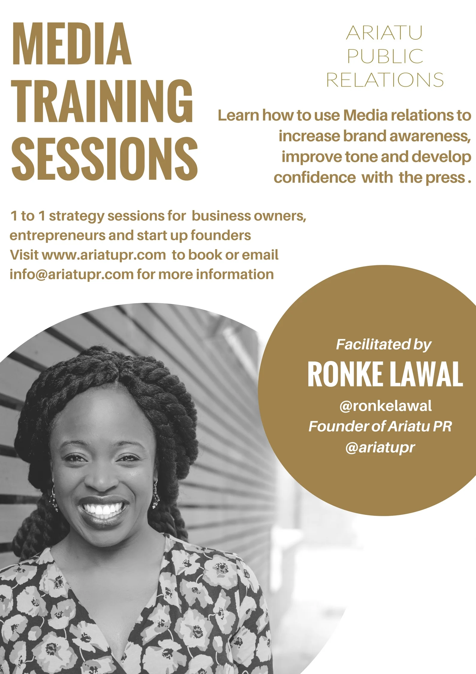 Media Training Sessions - Ariatu PR 