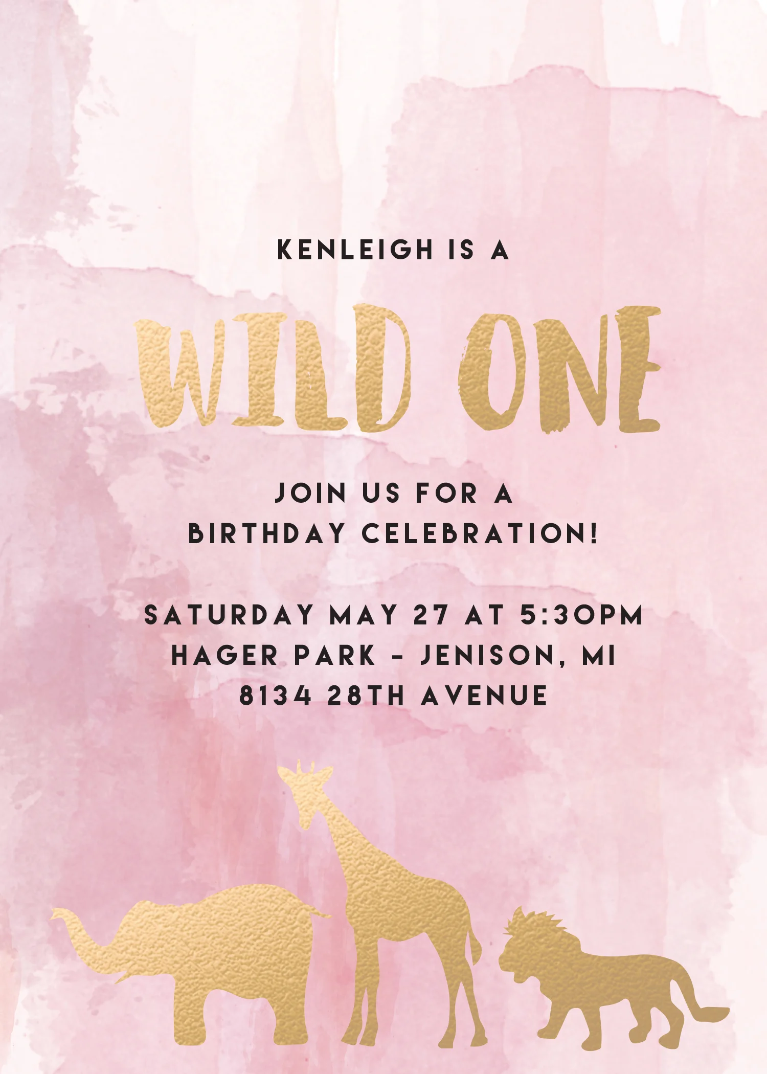 Kenleigh Birthday Invitations