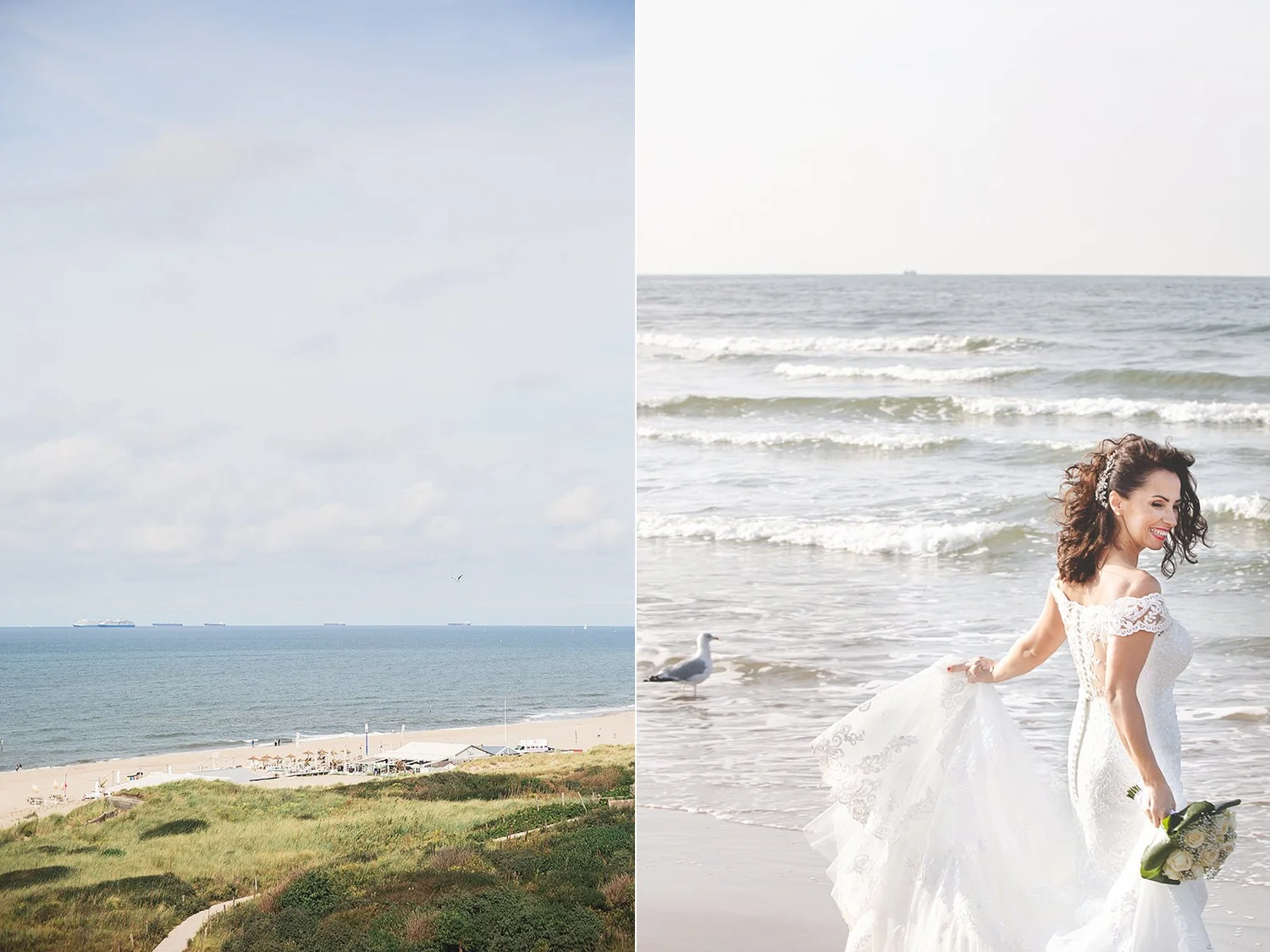 trouwen aan zee — Liefdesmomenten