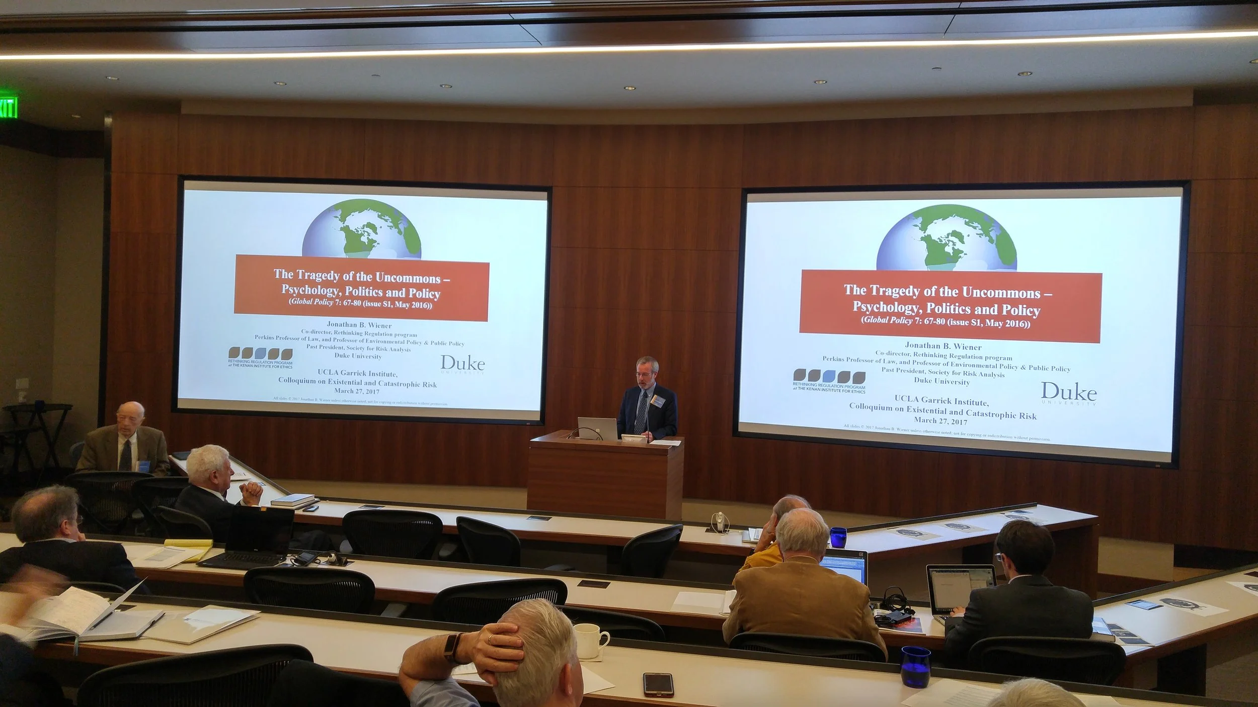 The challenge put forth to the colloquium was identification of catastrophic and existential risks and to provide insights on what can be done to prevent, mitigate or postpone such risks. 