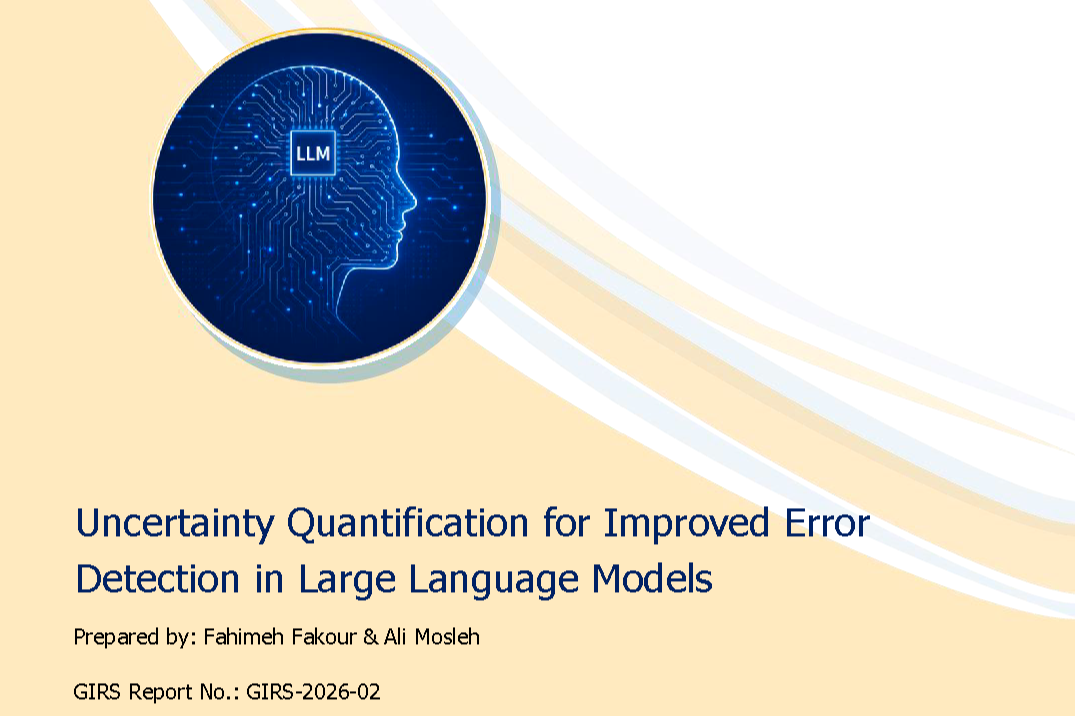 GIRS-2026-02: Uncertainty Quantification for Improved Error Detection in Large Language Models