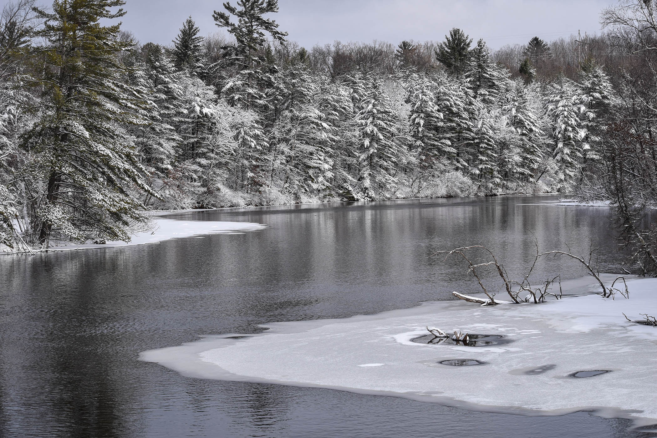 Winter River Scene - Gary Smith