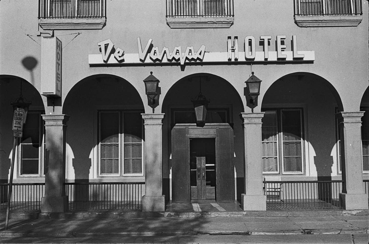 Front Entrance on Don Gaspar Street