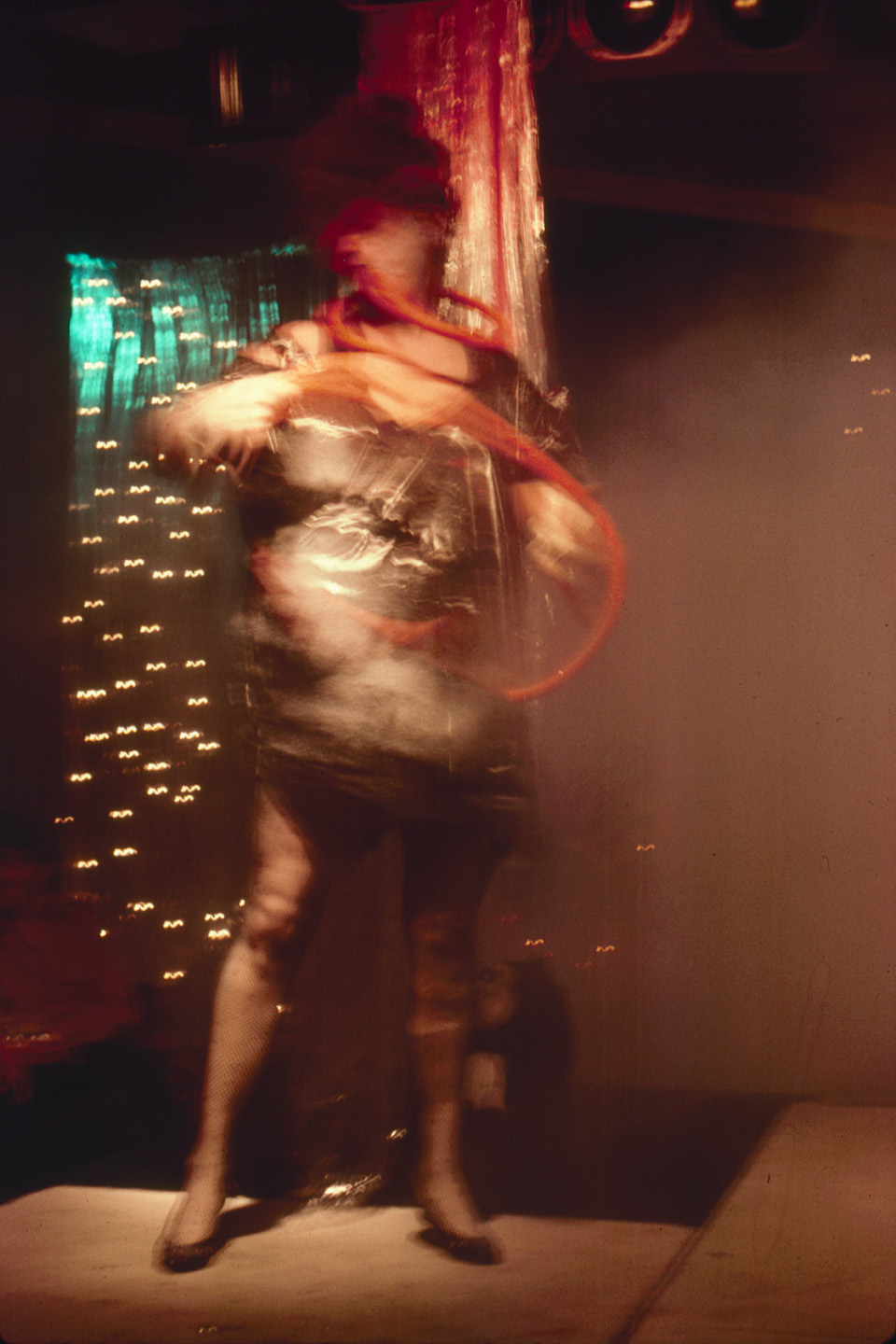 Runway Model with Turquoise Light and Red Hose