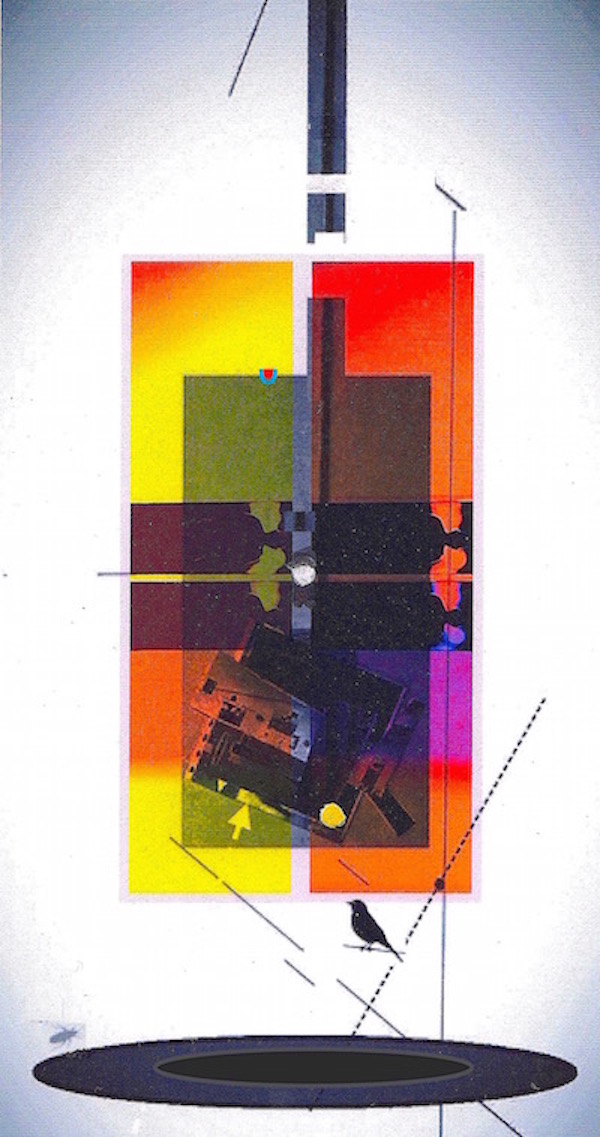 Donald Rubinstein (The Song Feeder 1) 2015. Mixed media on paper.20%22 x 10.5%22.jpeg