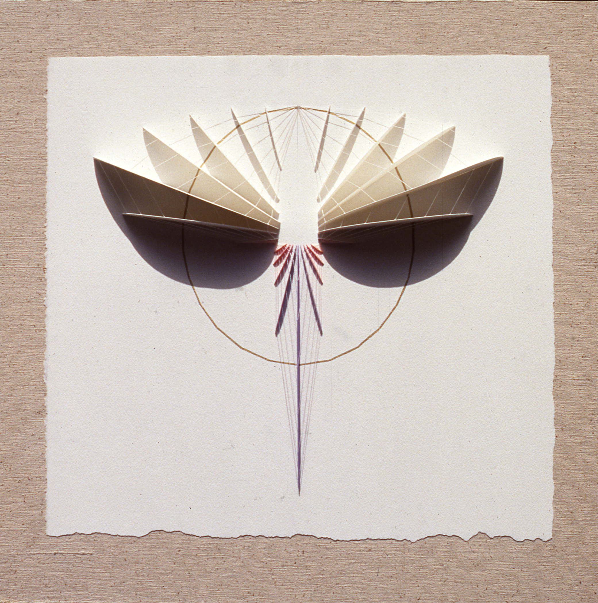 Alary , 1989. Mixed media. 22.5”H x 23”W x 3”D