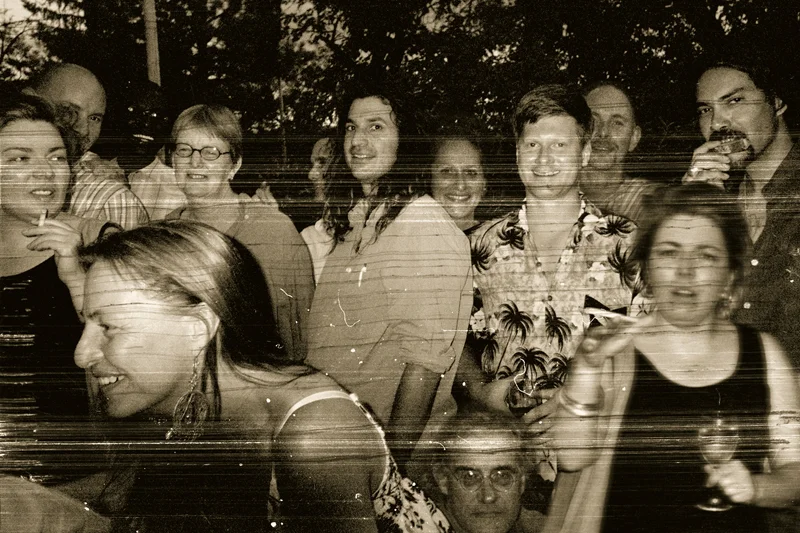 The People Who Stayed at the Party . Archival pigment print. 8.53" x 12.8"