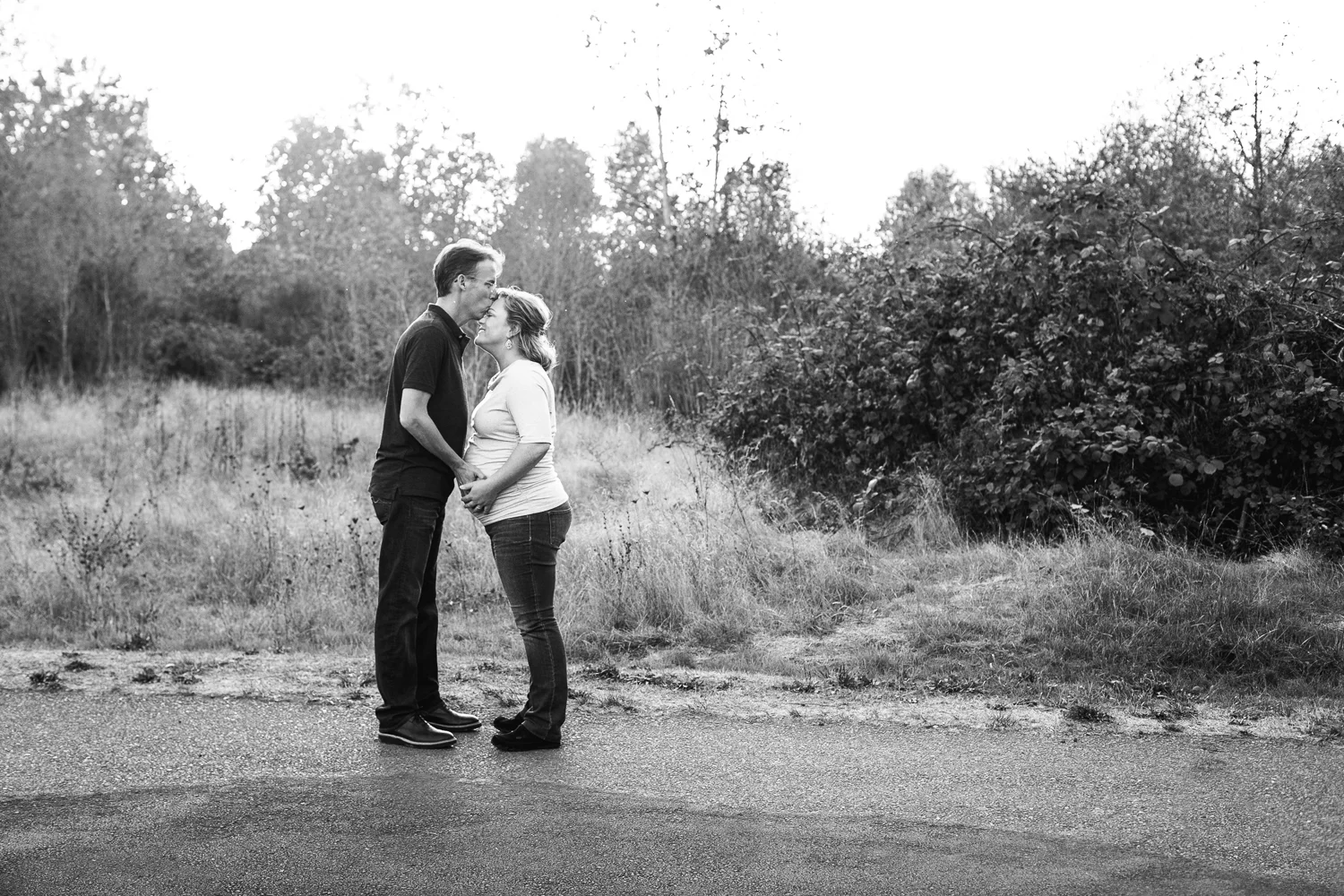 husband and wife sharing a quite moment together