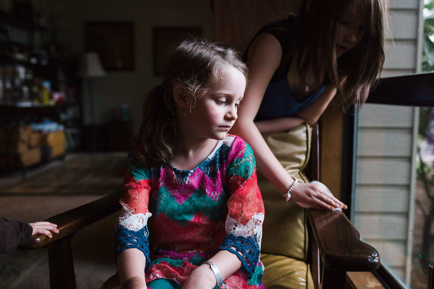 beautiful girl birthday party portrait