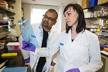 Kartik chandran, Ph,d. and anna wec, m.s.