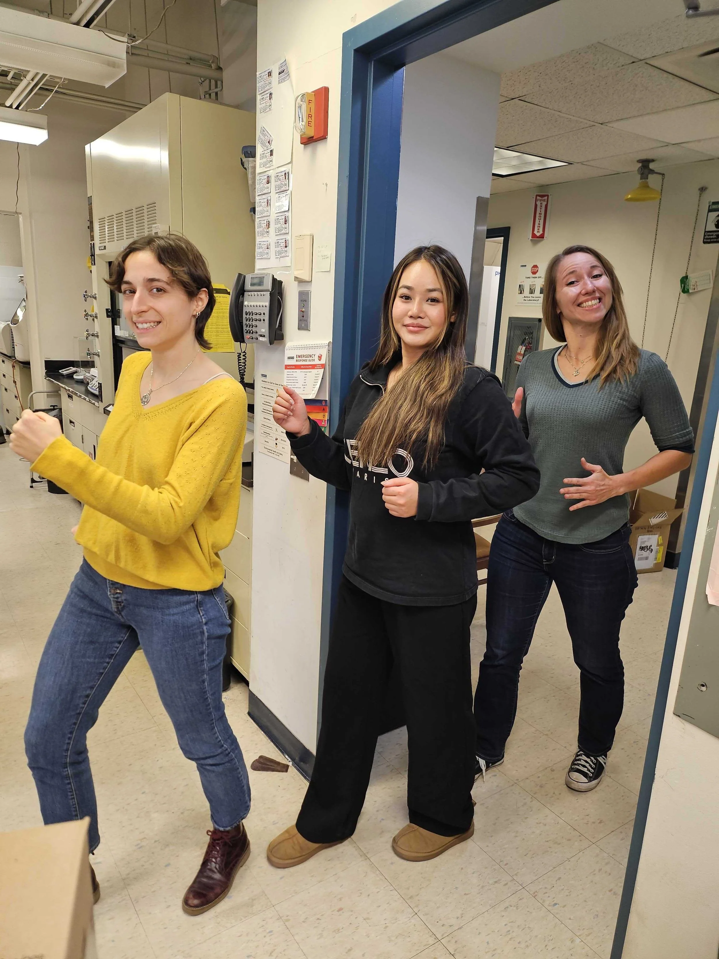 Welcome, Diane, Loïs, and Caroline!