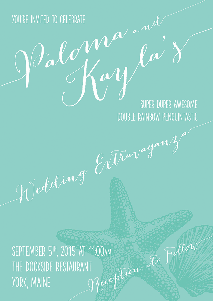 Palom & Kayla Wedding Invitation
