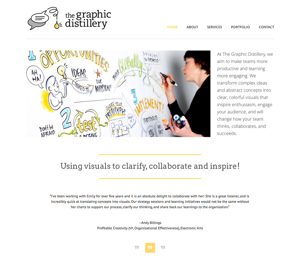 The Graphic Distillery Website