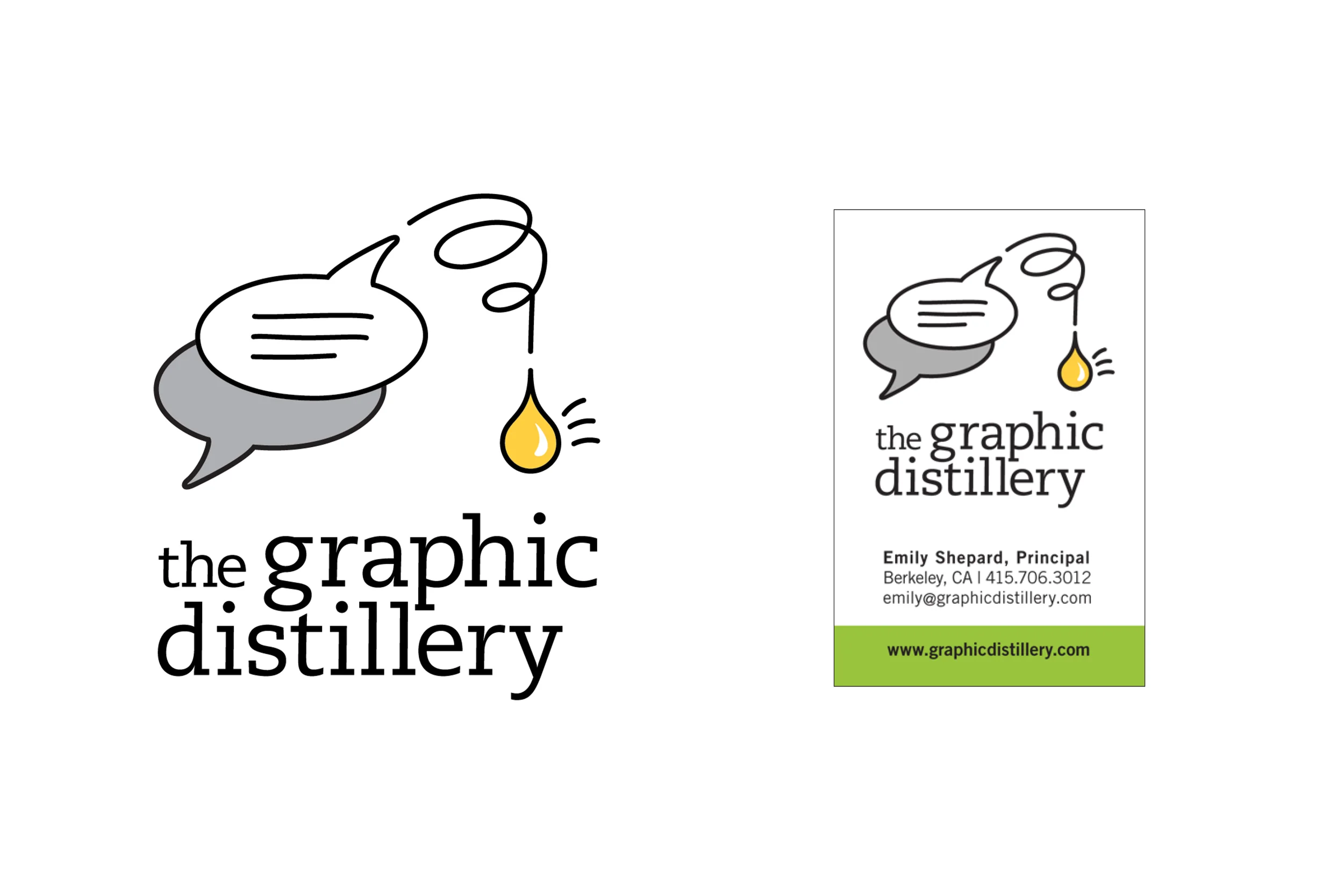 Graphic Distillery Alternative Logo and Business Card Design