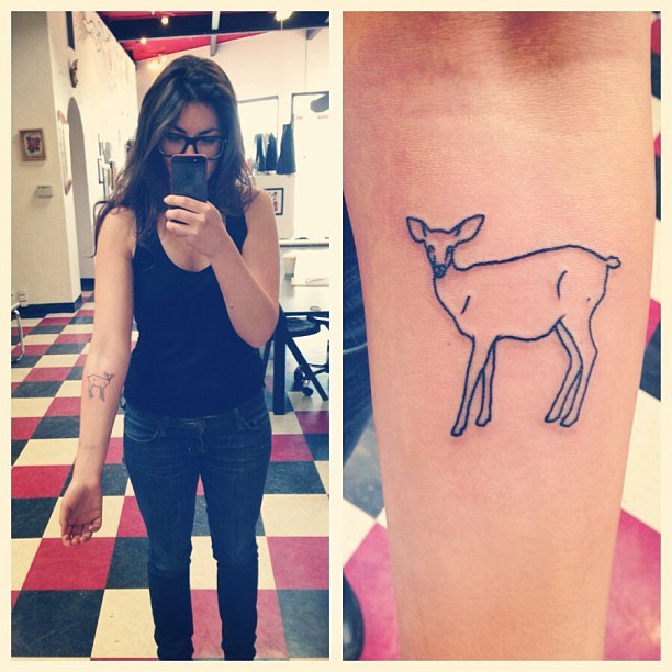 Got a tattoo of the first illustration I ever sold! Getting to be an artist is still a lifelong dream come true.