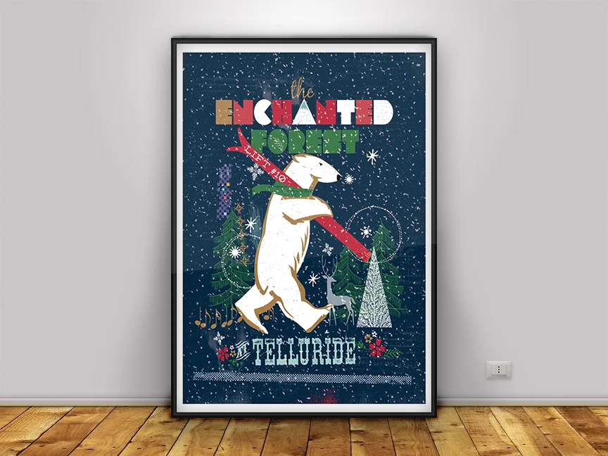 Enchanted Forest in Telluride! Limited Edition Poster! FREE SHIPPING!