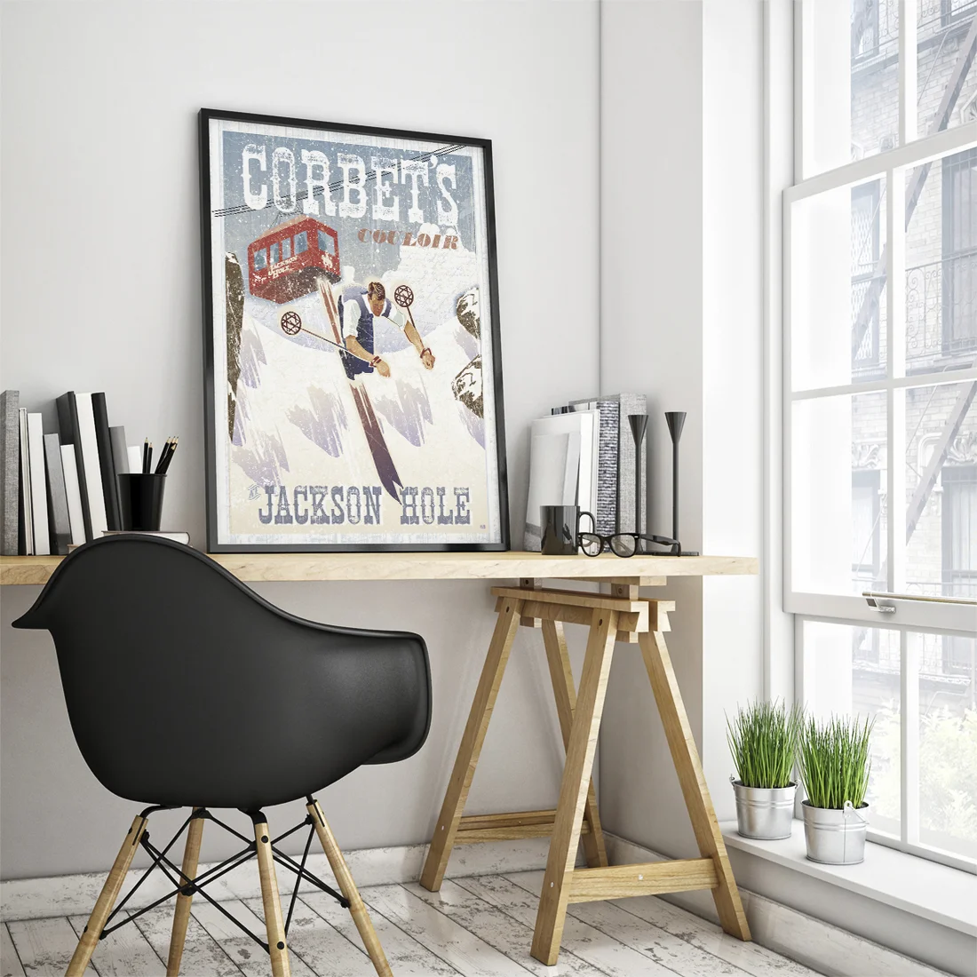 Remember your ski trip in your home or office!!