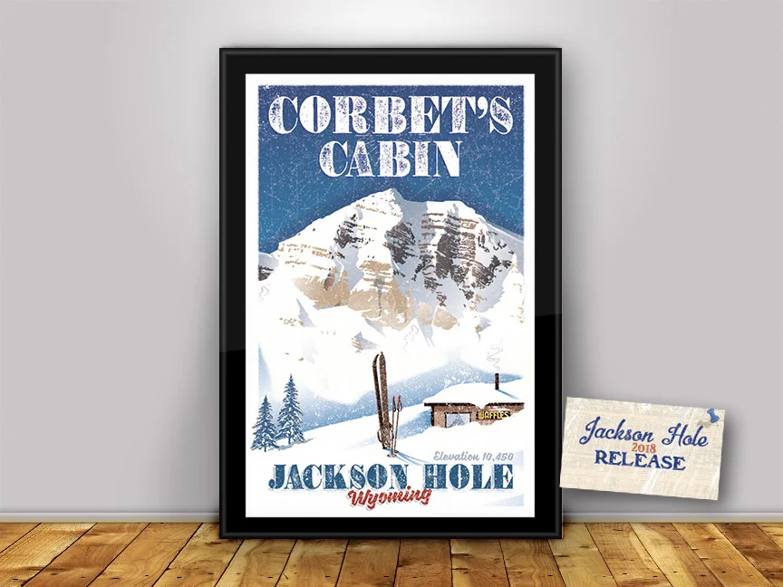 Corbet’s Cabin in Jackson Hole — Beutler Design & Illustration