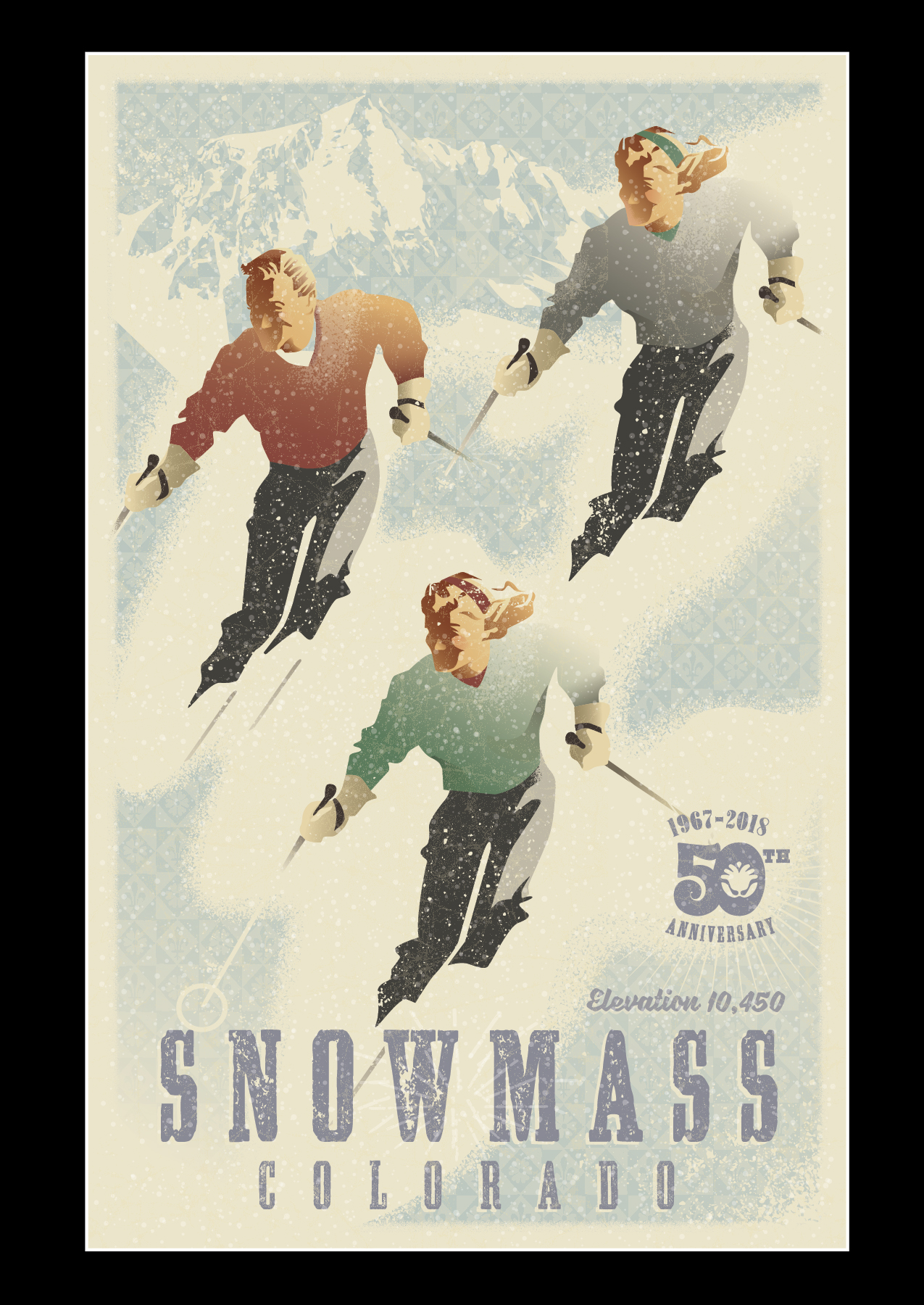 Snowmass Ski Resort Poster 