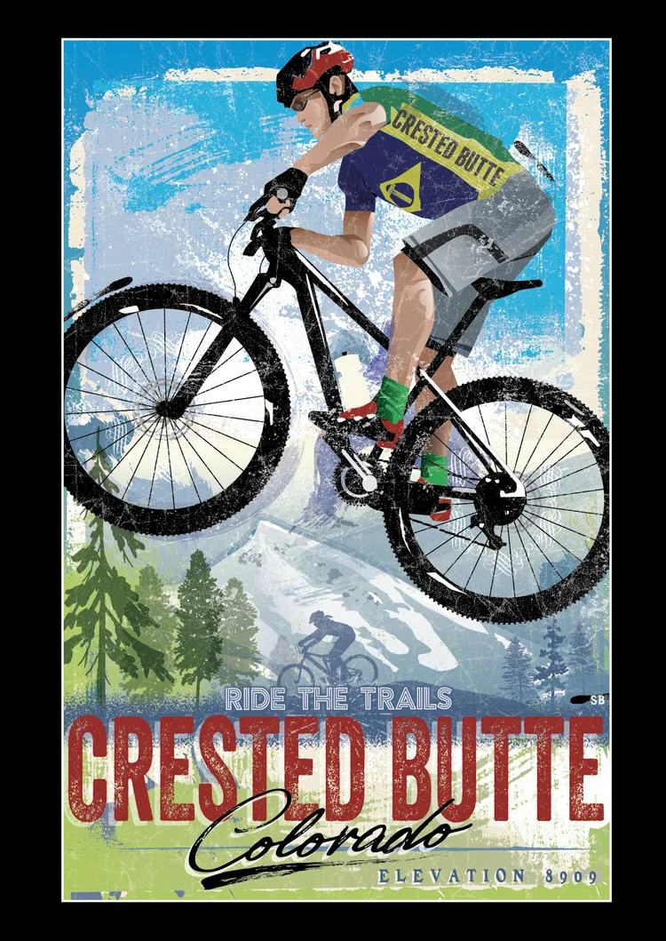 Ride the Trails, Mountain Biking: Crested Butte — Beutler Design