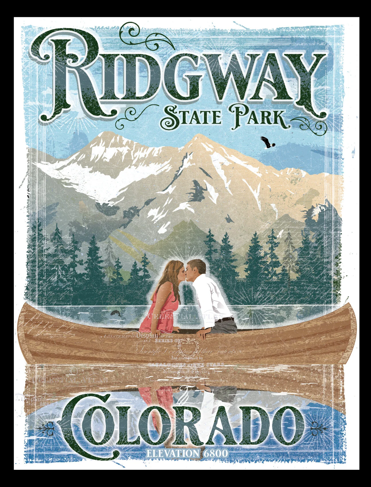 Fall in Love Canoe in Ridgeway 8.5X12-01.jpg