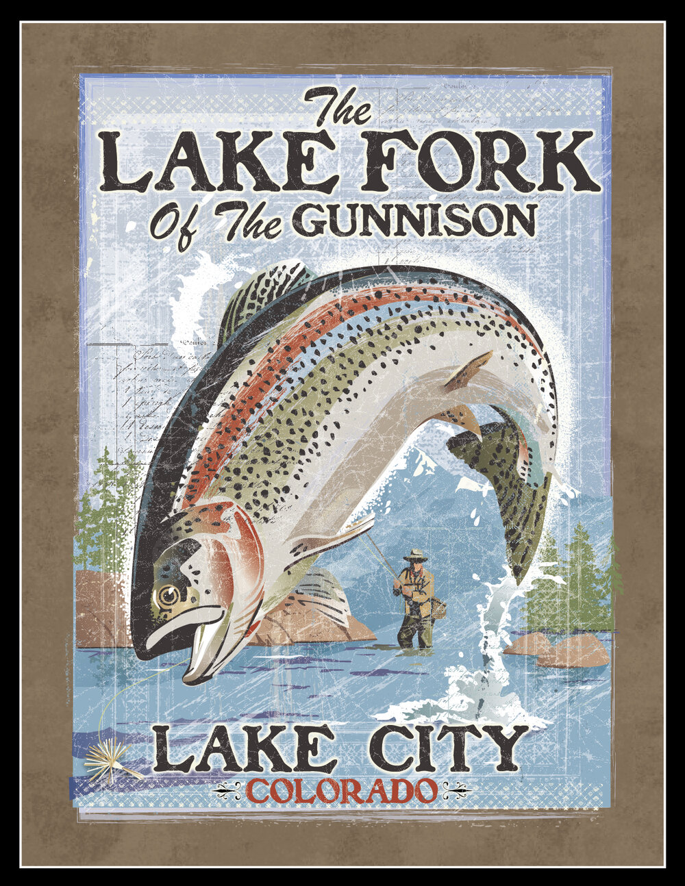 Lake Fork of the Gunnison Rainbow: Lake City — Beutler Design & Illustration