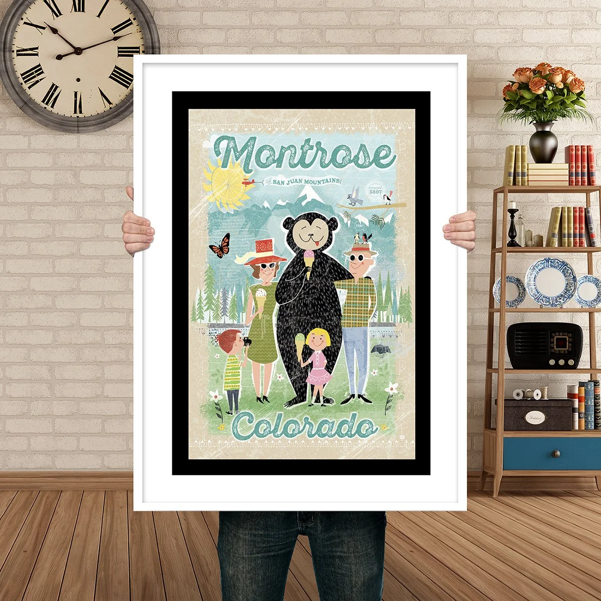 Man Holding Poster Mockup Montrose ice cream family.jpg