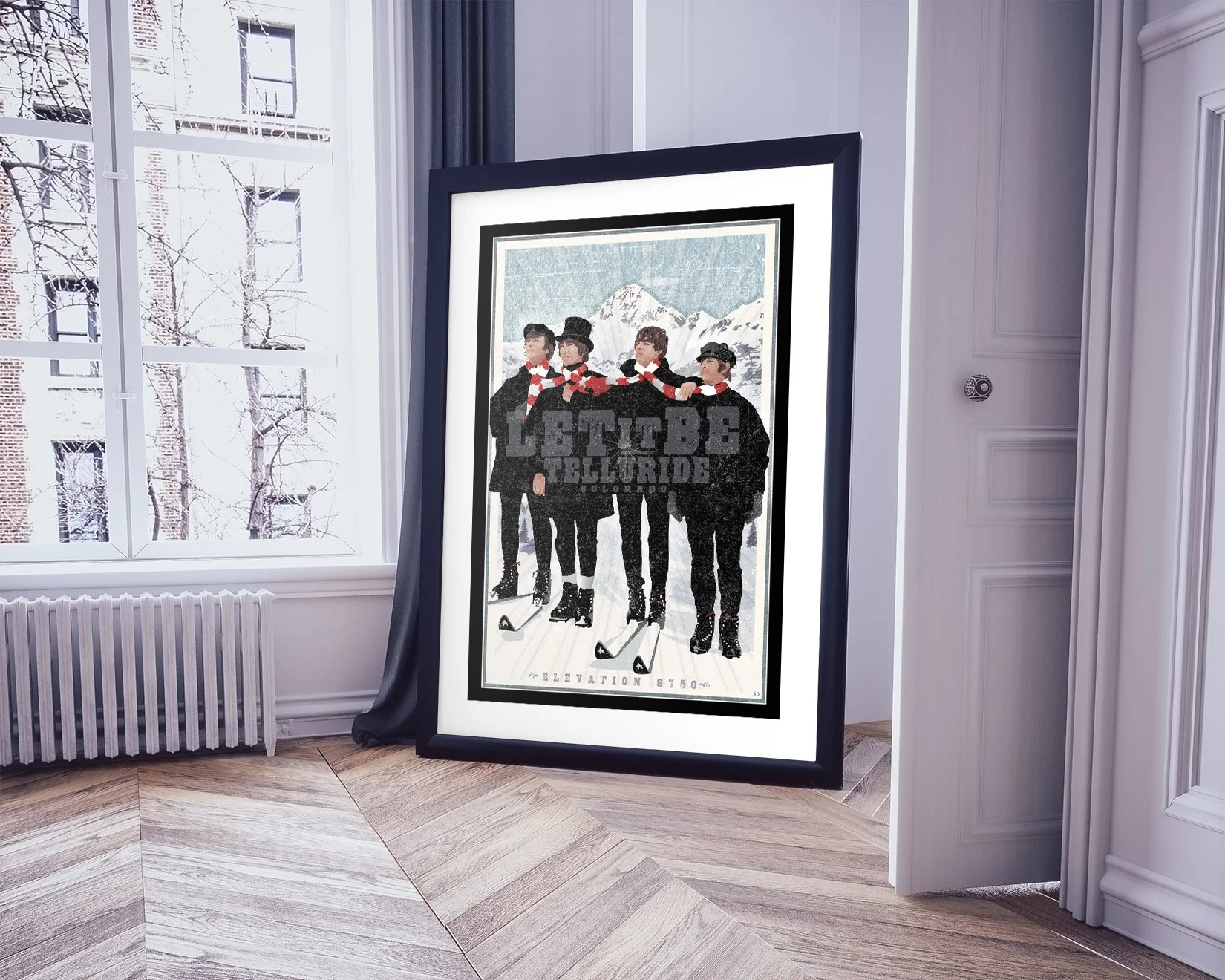 Poster-frame-on-the-floor Beatles.jpg