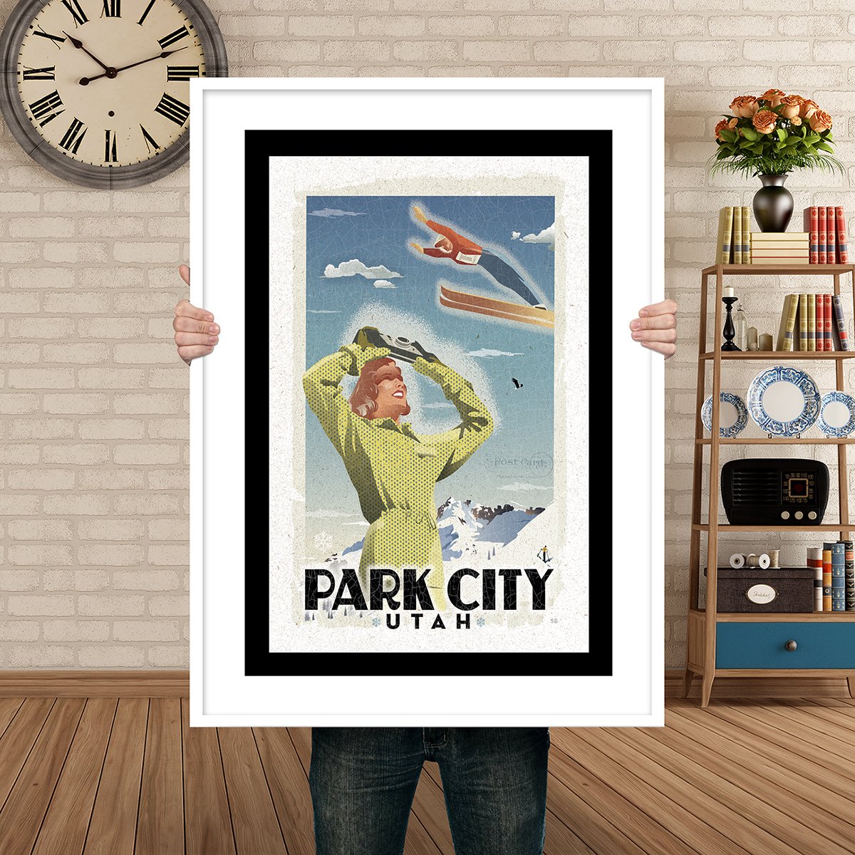 Man Holding Poster Mockup Park City ski jump.jpg