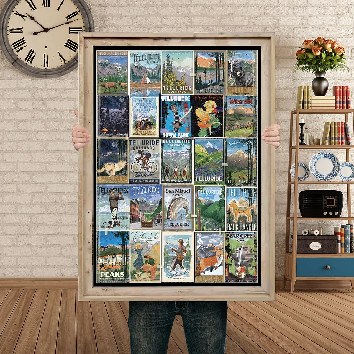 Man Holding Poster Mockup Pinewood telluride Collage summer.jpg