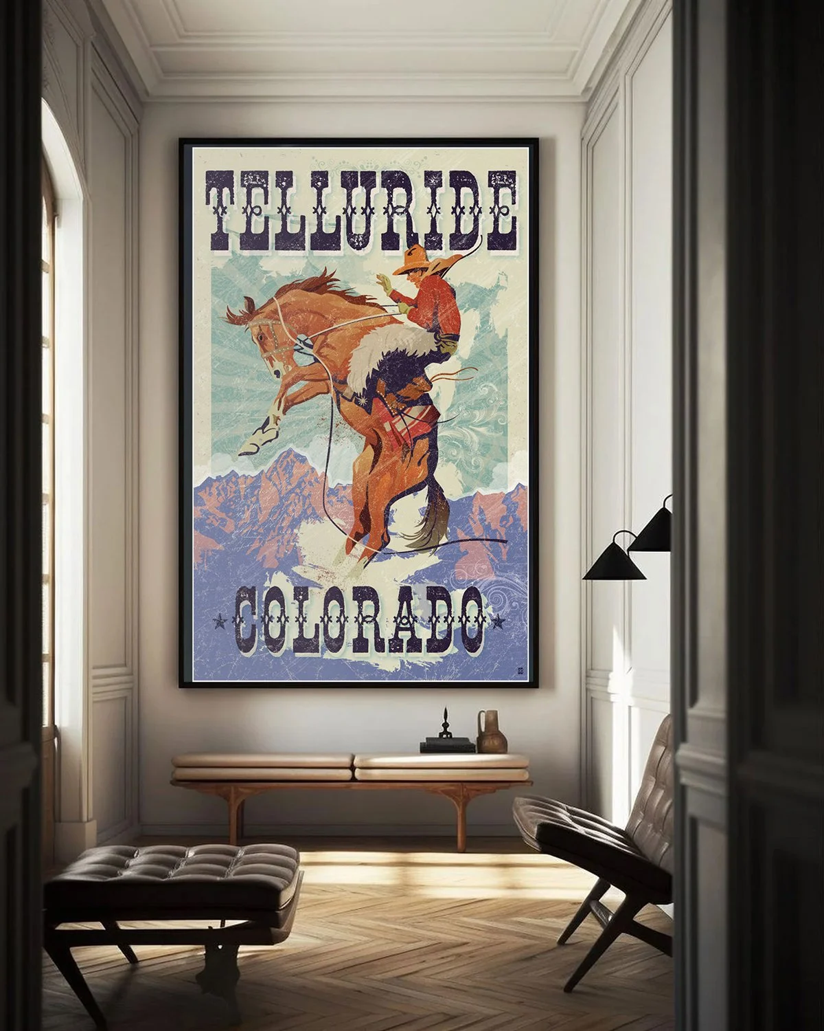 Large Interior window light Bucking Bronc Telluride.jpg