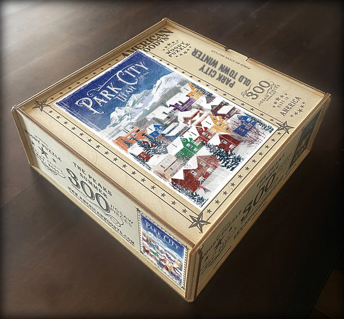 American Woodies 300 piece puzzle angle park city old town.jpg