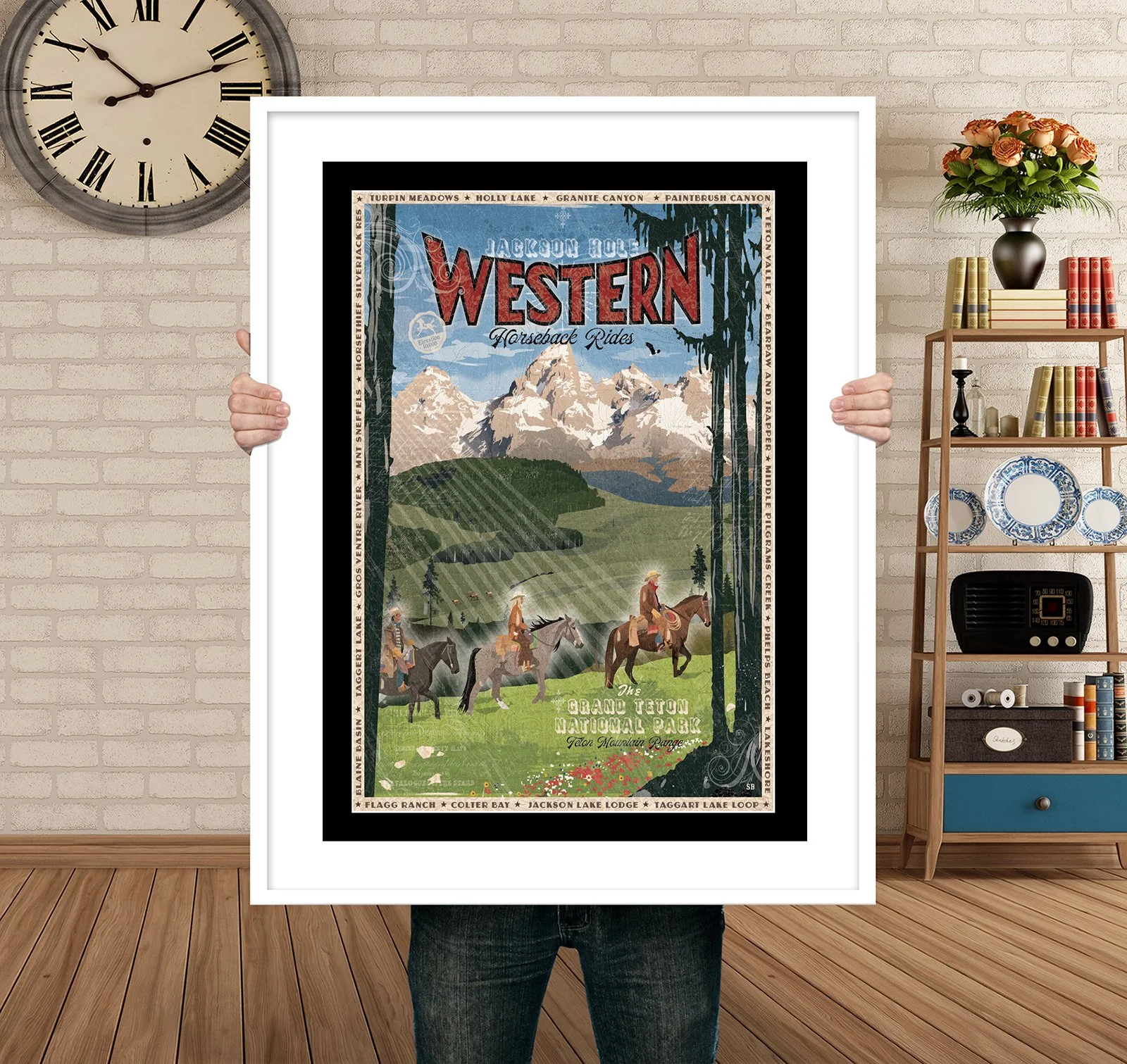 Man Holding Poster Mockup Jackson Horseback.jpg