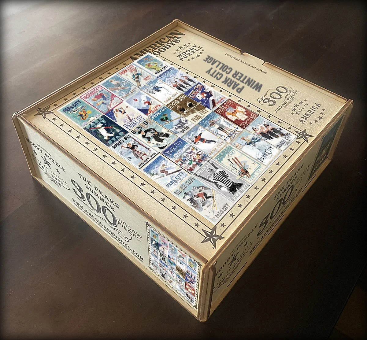American Woodies 300 piece puzzle angle park city collage.jpg