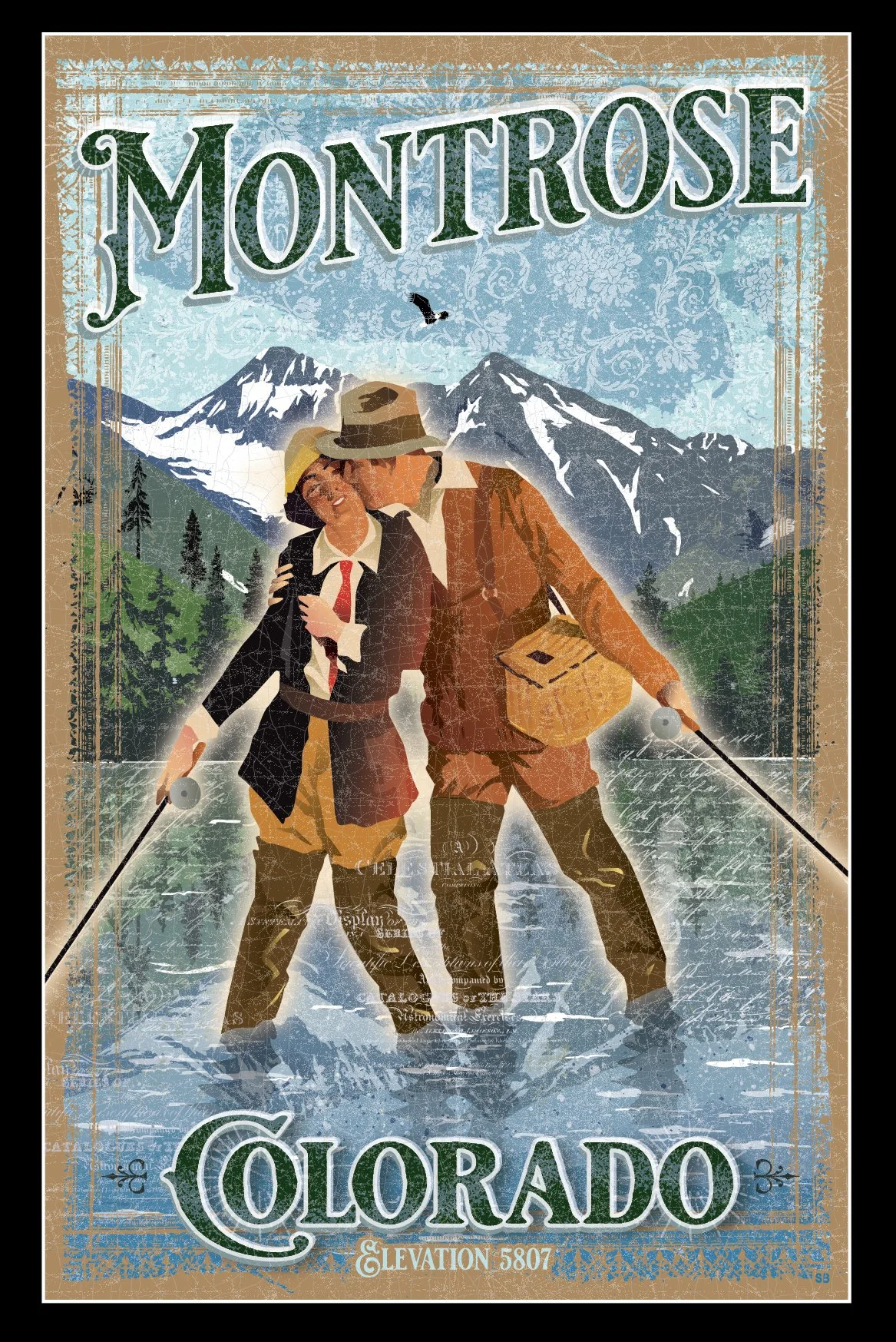 Montrose Couple Kissing Fishing 8.5X12.jpg