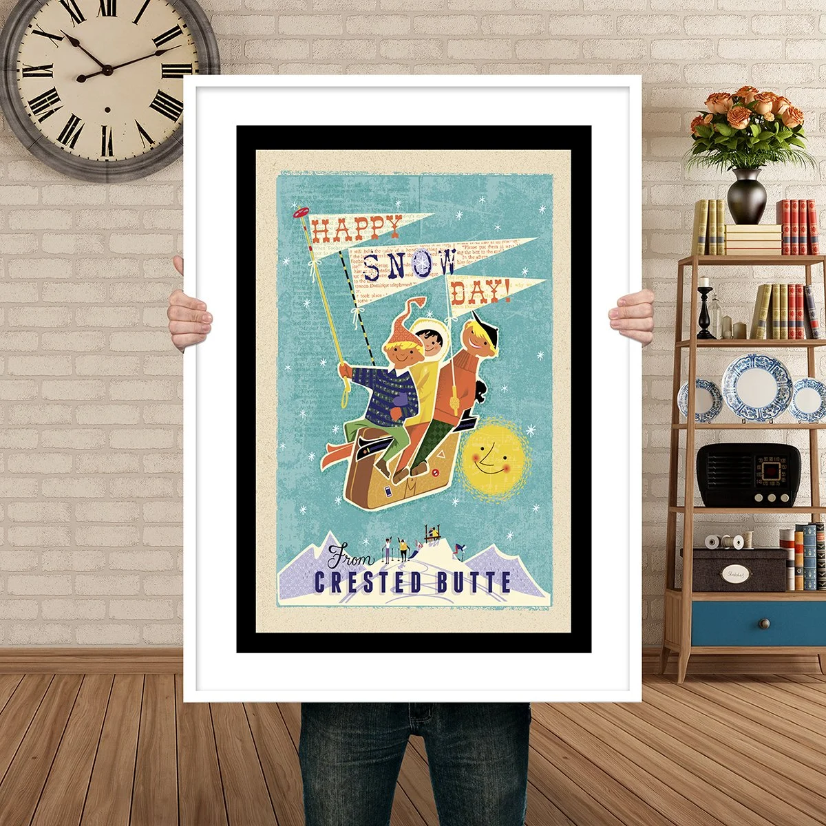 Man Holding Poster Mockup Happy Snow Day.jpg